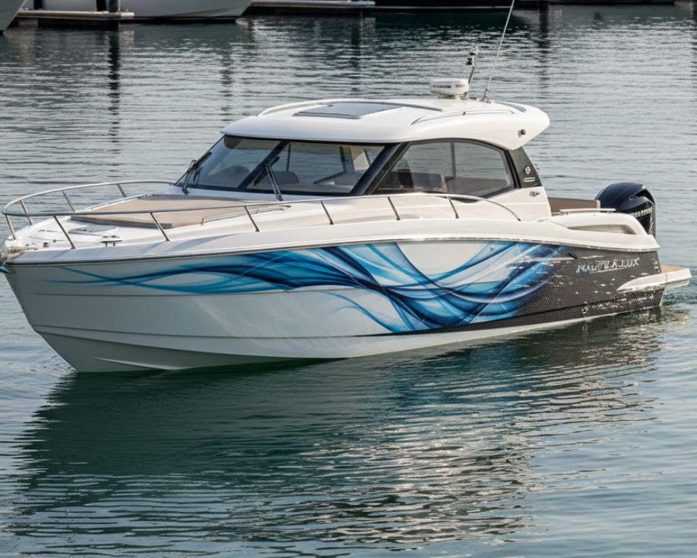 Boat partial wrap
